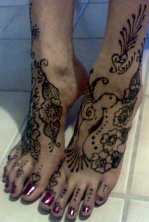 Henna Feet by Blanca Rose
