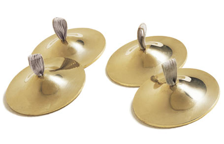 Zills, Beginners Finger Cymbals, Brass with elastic